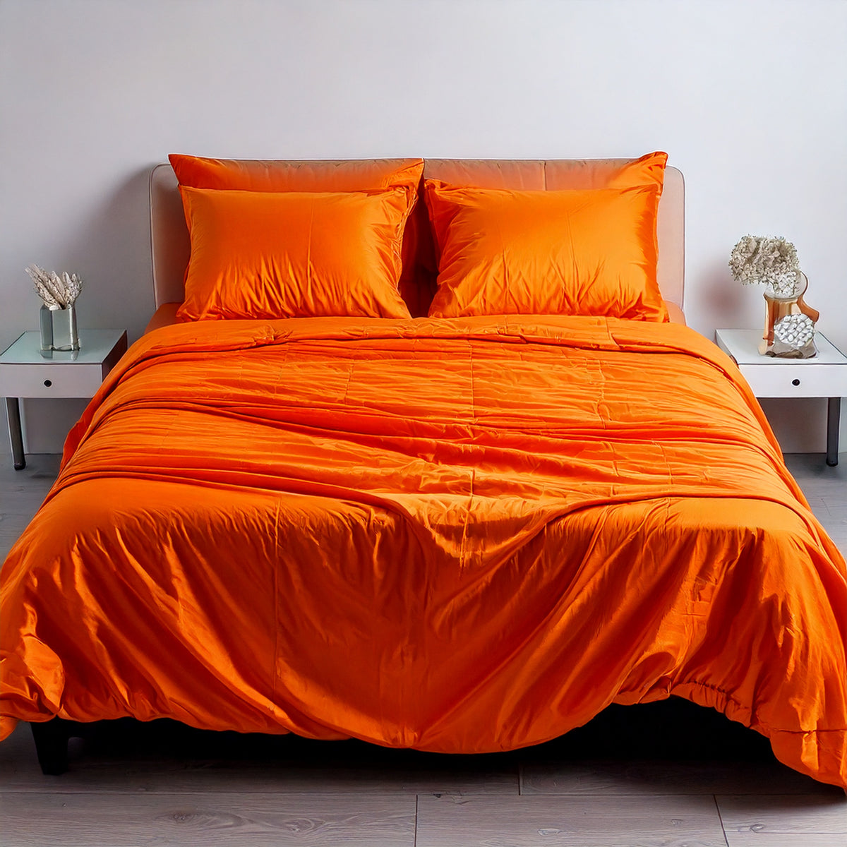 Bed Cover Set - Red Sandalwood